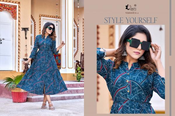 Kinti Veronica 2 Fancy Designer Long Kurti Collection